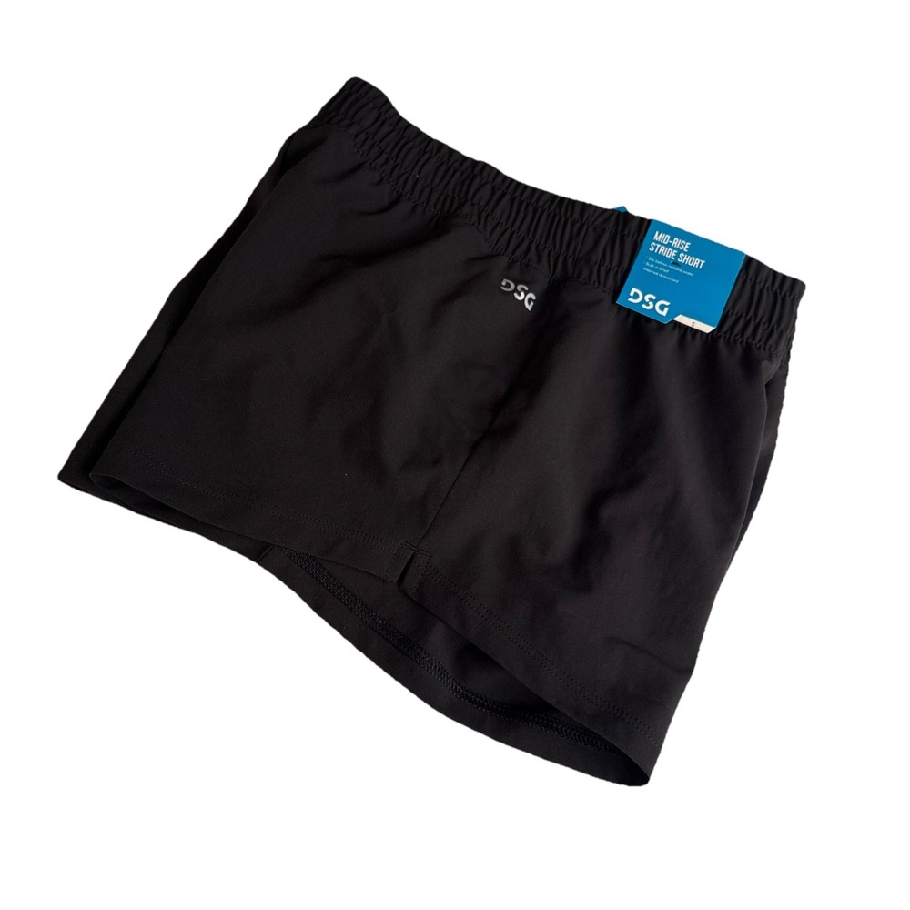Dsg Girls Mid Rise Stride Short Black SMALL